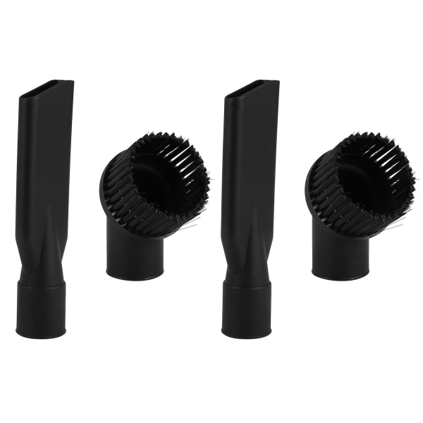 2x industriell støvsuger rund børste og flate dysesett, indre 44 mm, slitesterk, industriell støvsuger
