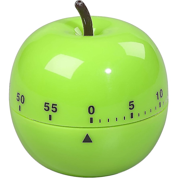 Mekanisk Æble Timer - Grønt Æble Design