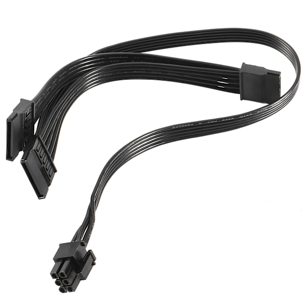 2 stk. 6-pin til 3x SATA-driver strømkabel til Supernova 650 750 850 1000 1600 2000 G2 G3 P2 T2 Gs