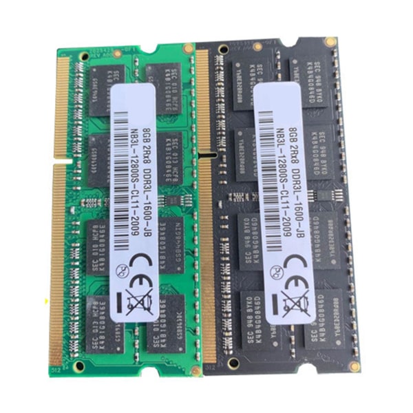 DDR3 8GB kannettava RAM-muisti 1600Mhz PC3-12800 1.35V 204 nastaa SODIMM tukee kaksoiskanavaa intel AMD kannettavan muistin