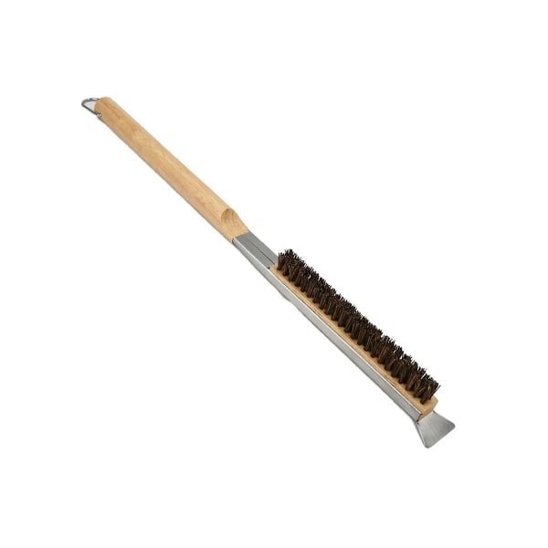 Pizza Oven Brush Barbecue Brushes Wooden Handle Grill Scraper Pizza Stone Cleaning Brush Household