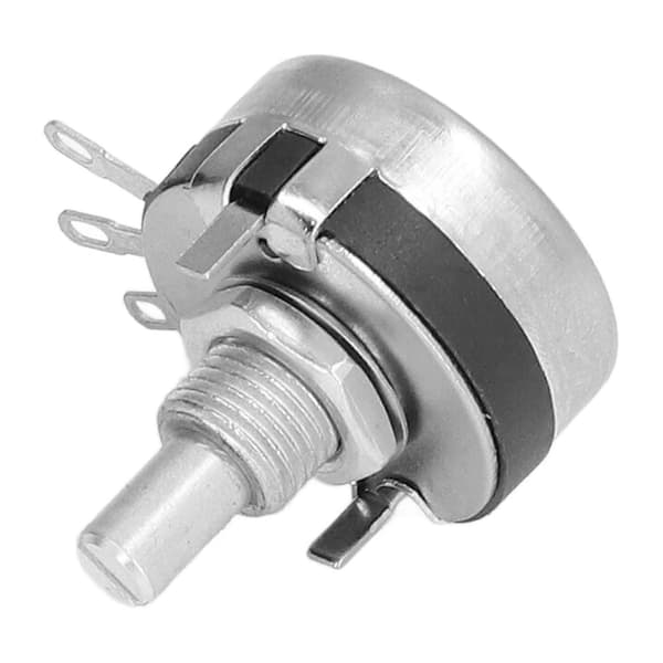 20 stk Potentiometer Sortimentssæt Enkelt Omdrejning Kulfilm Rotationskonisk Komponent WTH118?2W100K