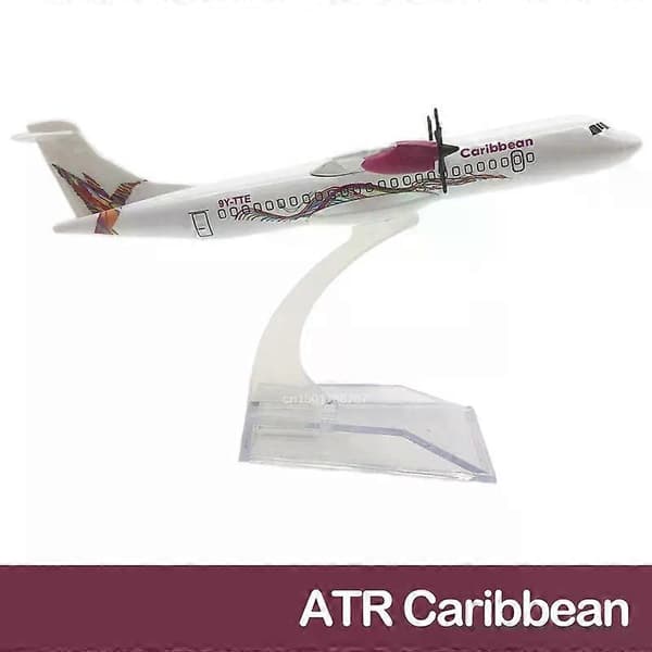 6 tommer 15 CM A380 A350 A330 A320 Concorde Støbt Flymodel Til Gaveindsamling ATR Caribbean