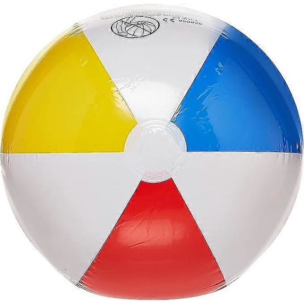 Blank boll med glans - Uppblåsbar vattenboll / badboll - Diameter 51 cm