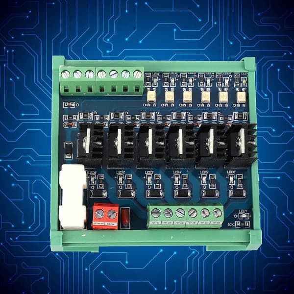6-kanals PLC DC Forsterker Transistor Utgangsstrøm Kort YEMAA