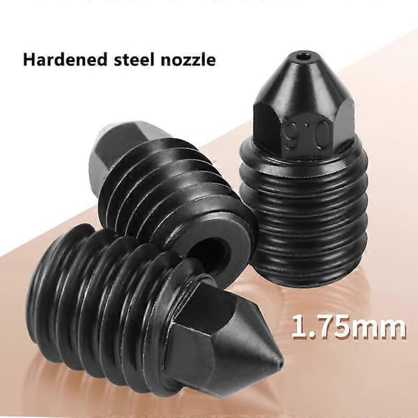 Dyse 0.6 0.8 1.0mm hærdet stål CHT kloning messing dyse opgraderet hotend stål til Bambu Lab X1/P1P til Bambu Lab 3D-printer