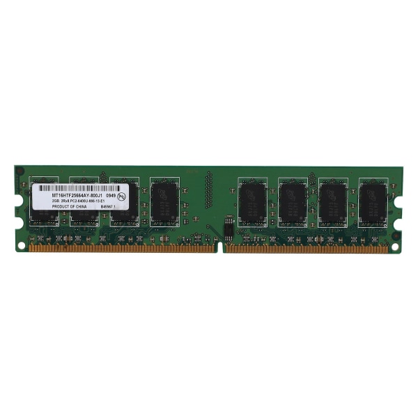 2GB Desktop DDR2 RAM Hukommelse 800MHz 2Rx8 DIMM PC2-6400U Høj Ydeevne til Intel AMD Bundkort