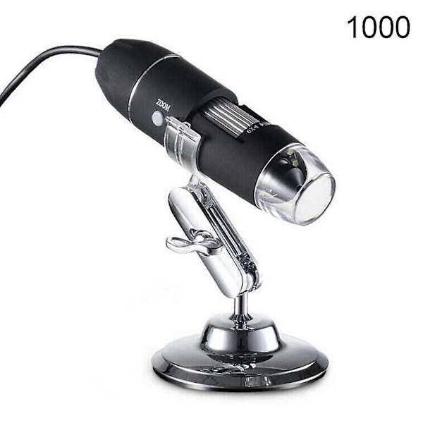 1000/1600X Hög klarhet USB Digital Mikroskop Förstoringsglas Endoskop Kamera Video för PC