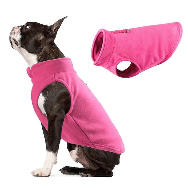 Hundkläder Tjock Enfärgad Fleece För Hundar