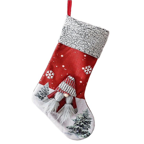 Julstrumpor Juldekoration Julstrumpa Presentpåse M