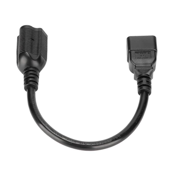 IEC Strømadapter 0,3 meter IEC320 C20 til 5?15R/5?20R AC Strømadapter US Plugg 125?250V