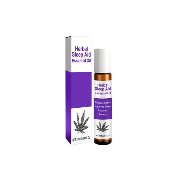 Urtebasert søvn eterisk olje - Mild urteformel for daglig pleie og komfortabel søvn - 10 ml