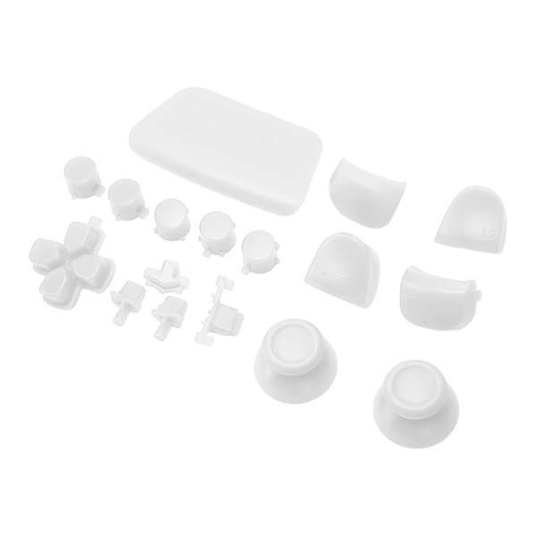 16 stk. Udskiftningsknapper til spilcontroller til PS5 Gamepad Udskiftnings-thumbsticks Triggerknapper til PS5 Controller Hvid