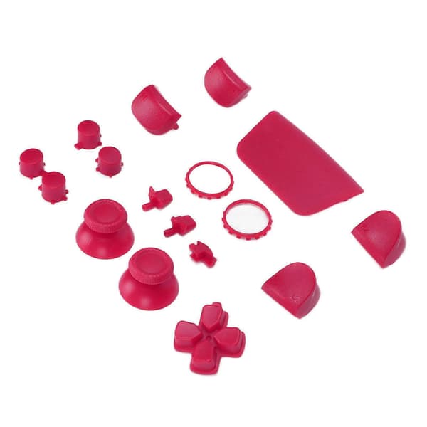 Udskiftningsknapper L2 R2 Fuld Knapsæt Udskiftningsknap Reparationssæt til PS5 Controller Pink
