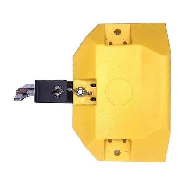 Jam Drum Block Musikinstrument Plastik med 3-sidet Montering Mellem Pitch (Gul)