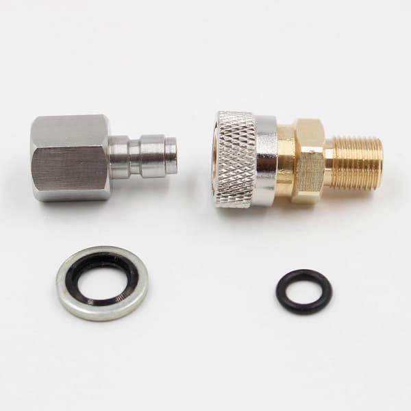 1/8BSP Fyllnings- och Laddningsslang Snabbkoppling Adapter