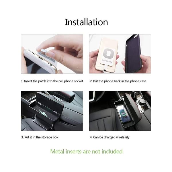 Central Control Armrest Box Opbevaringsboks Opbevaringsboks Multifunktionel Rum Opbevaringsboks Bil Armrest Box Sort Linje