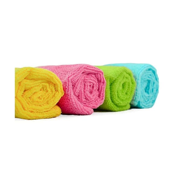Mikrofiber Stickad Absorberande Kök Städ Disk Biltvätt Handduk Tyg