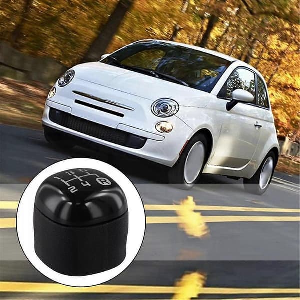 5-trins Gear Knob Stick-knap til Panda 2012 - Sort 502942700