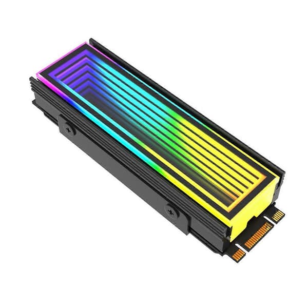 M.2 ARGB Computer Radiator 2280 SSD M2 Radiator PC RGB M.2 Nvme Køler Køleplade Uendelig Afgrund Effekt