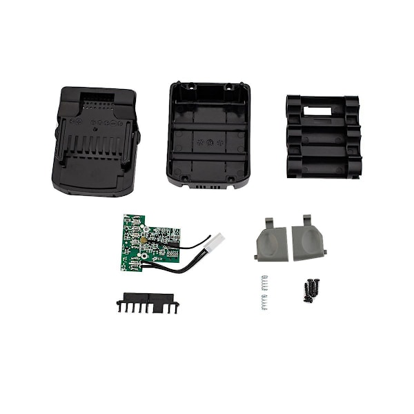 Batteriplastfodral + skyddsplatta för Bsl1815 18v 5-cells litiumbatteri skyddsfodral kit