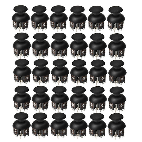 30 st 3D Joystick Potentiometer+Joystick-kåpa för PS2/ 360 Spelkontroll 3D Analog Joystick B10K f