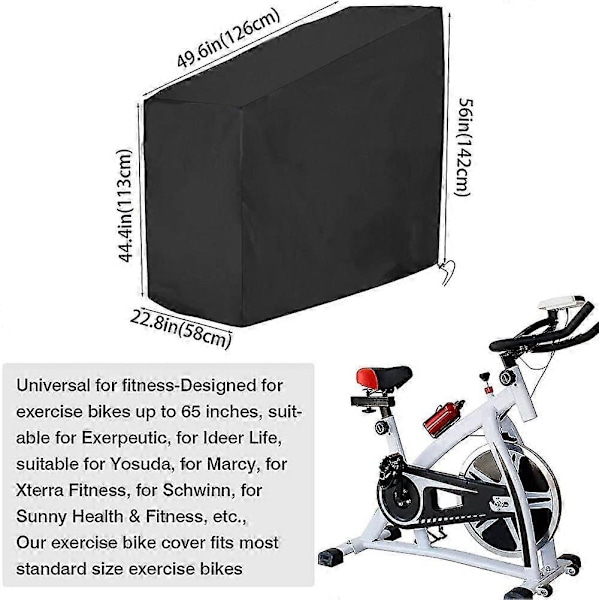 Motionscykelskydd, Inomhuscykelskydd Vattentätt Dammtätt Cykelskydd För
