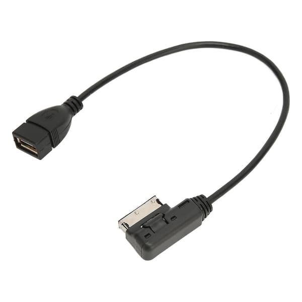 Musikk Interface Adapter Kabel 0.3 Meter Oppladbar Plug and Play Musikk Interface Adapter for A6L Q5 Q7 A8 S5 A5 A4L A3