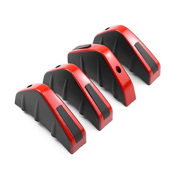 Bil Bakre Nedre Stötfångare Vinge Läpp Diffuser, Anti-krasch Tillbehör Spoiler Skydd, Bakre Stötfångare Splitter Läpp Vinge, 4st