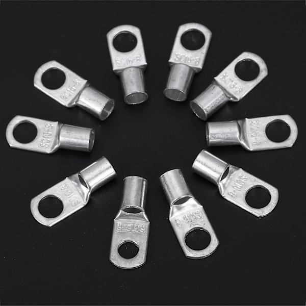 30 stk Kobberrør 16mm X 8mm Lug Batteristarterkabel Svejsning Krympe Terminal Ring