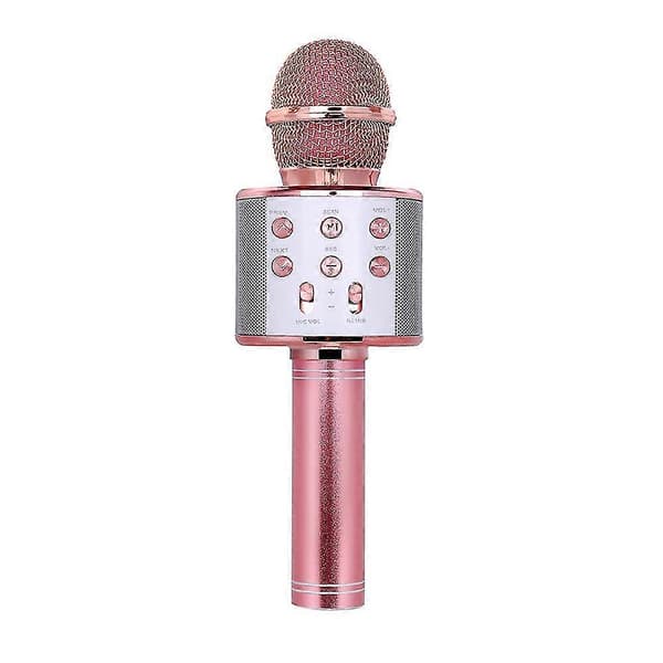 1 Mikrofon 1 Ladekabel 1 Brukermanual Rose Gold