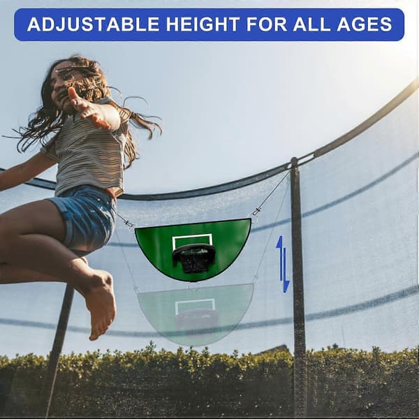 2 st Trampolin Basketbollkorg, Breakaway-ring för Dunking Trampolin Basketboll