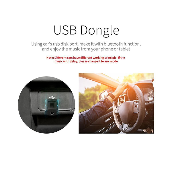 4 In 1 Usb Bluetooth 5.0 Audio Receiver Transmitter Adapter Rca 3.5mm For Pc Tv Headphones Home Car