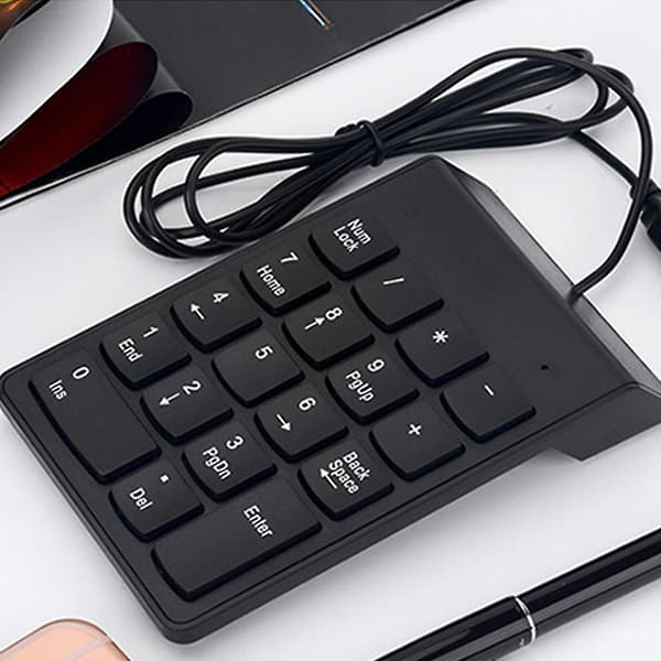 18 Taster Mini USB Trådløst Numerisk Tastatur Tastatur Numpad til PC Bærbar Computer