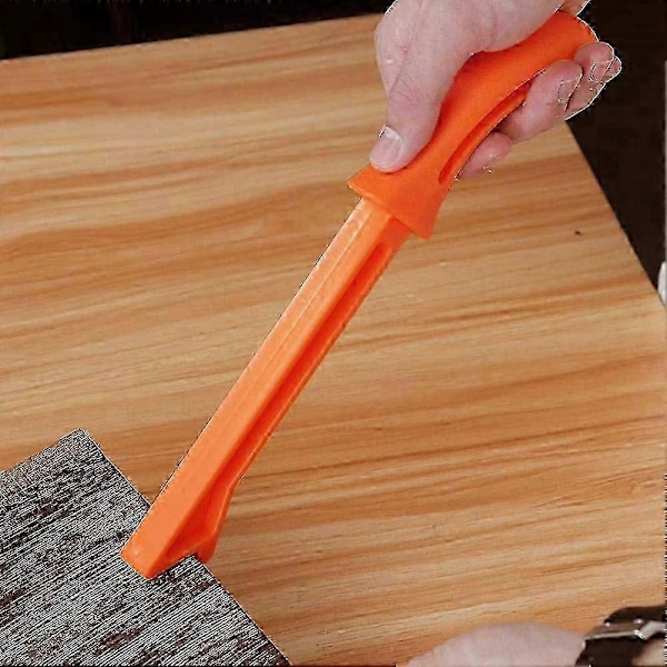 4 stycken Plastmaterial Hållbart Träbearbetningsskydd Push Handle (Orange)
