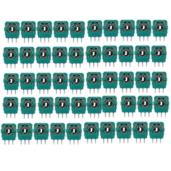 50 stk. Joystick Potentiometre Sensor Kit 10Kohm kompatibel med XBOXONE Controller 3D Thumbstick Akse Resistorer