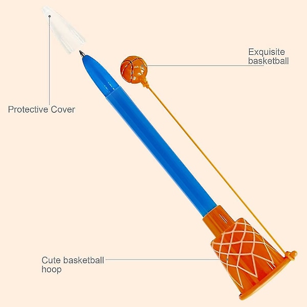 Basketball Hoop Penner, basketballfest-suvenirer - sportsnyhetspenner med basketballkast for sport Th (haoyi)