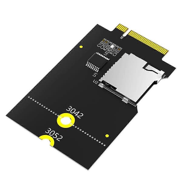 SD-kortti TF SDHC SDXC NGFF Key B -sovitin (tukee USB-väylää, ei SATA-väylää)