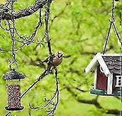 4 rustfrie stålkjeder for oppheng av fuglemater, villfuglmat