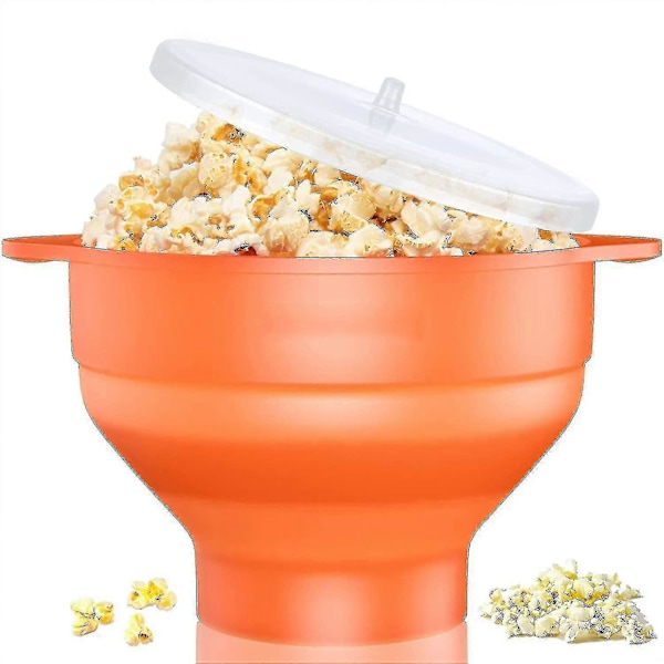 Popcornmaskin, Mikrovågssäker, Popcorn Maker i Silikon och Diskmaskinssäker