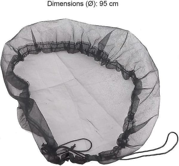 2-pak Myggenet Udendørs Have Spande Blade Net