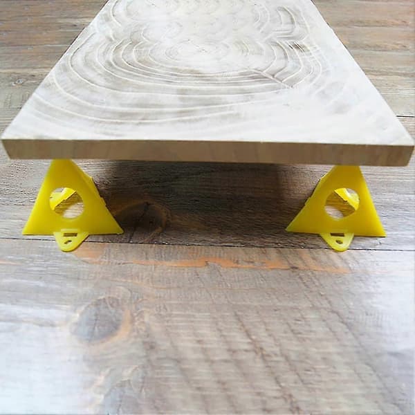10 stk Mini Triangulære Pyramider Malerstativ Mini Lerretstativ for Trearbeid Mini Maler