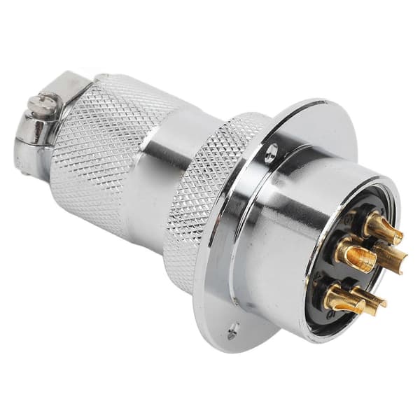 Luftfartsstik Socket Connector 30mm Elektrisk Strømadapter til Maskinudstyr 5 Pin YEMAA