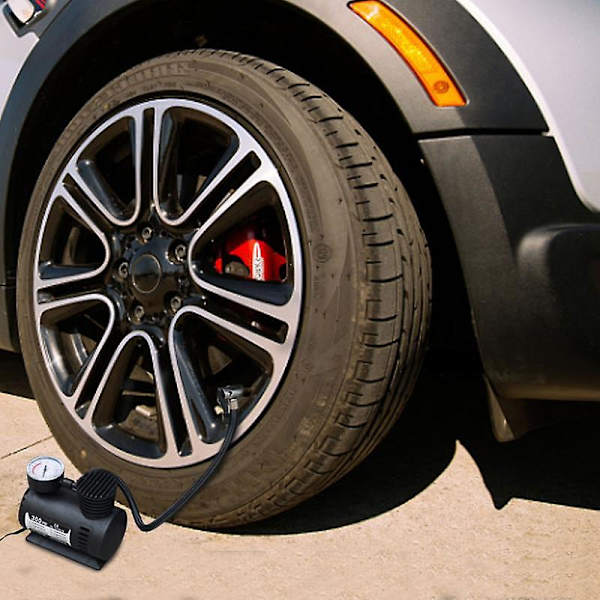 Kannettava Auton Ilmapumppu 300 Psi 12v Ilmapumppu Auto Mini Ilmapumppu Renkaiden Täyttölaite Renkaiden Paineen Testauksella Autolle Pyörälle