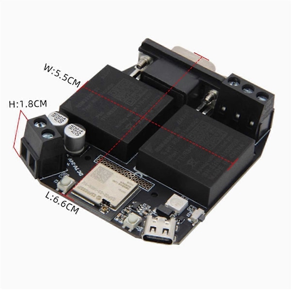 T-RSS3 ESP32-S3 Udviklingskort RS232 RS485 5V Modul On-Board