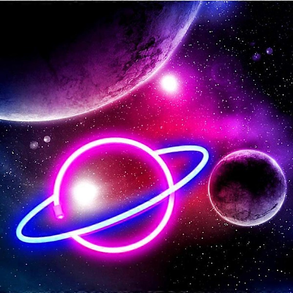 1 kpl Planeetta Neonkyltti, LED