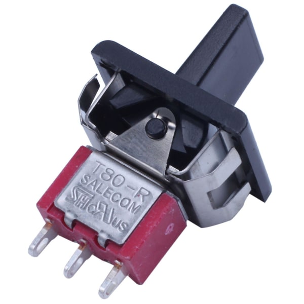 sourcingmap AC 250V/3A 125V/5A Momentær SPDT 3 Positioner Toggle Switch T80-R