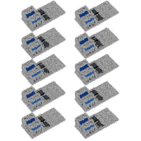 10 kpl DC 5V-36V 15A (max 30A) 400W High-Mosfet Trigger Switch Drive -moduuli 0-20khz Pwm -säätö E