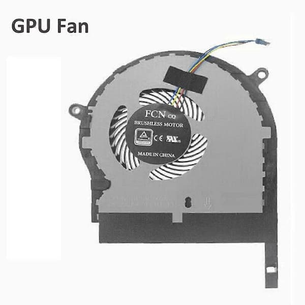 CPU & GPU Kjølevifte for TUF FX504 FX80 FX504GD FX80GD Laptop Ett Par