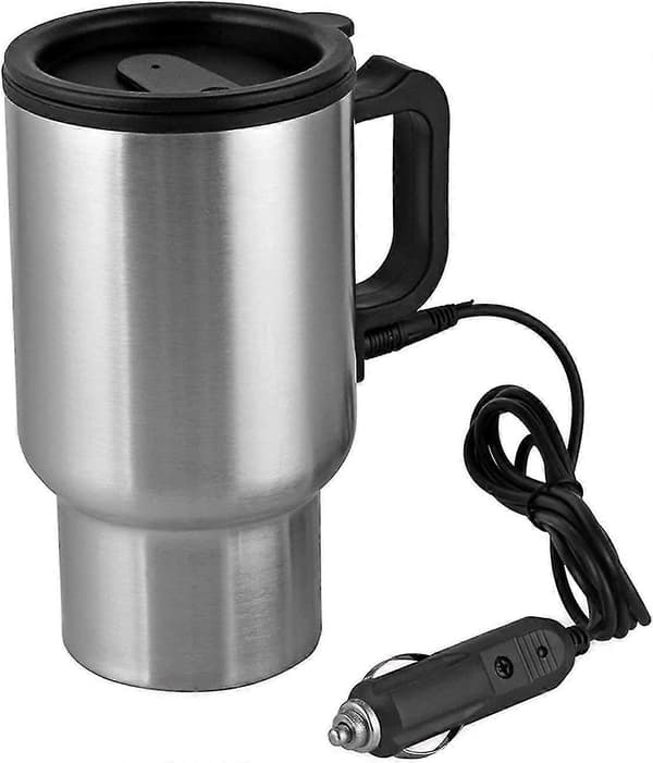 12V Bilvarmer Kanne Bilvarmer Kanne, 450ml Rustfritt Stål Termos